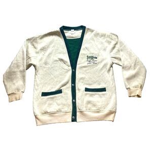 VTG Gap Sweater Adult Medium Glacier‎ Expedition Bear Embroidered Grandpa Mens